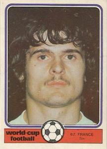 1982 Monty Gum World Cup Football #67 Didier Six Front