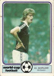 1982 Monty Gum World Cup Football #81 Gordon McQueen Front