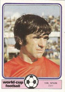 1982 Monty Gum World Cup Football #108 Dani Front
