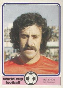 1982 Monty Gum World Cup Football #112 Vicente del Bosque Front