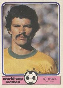 1982 Monty Gum World Cup Football #121 Socrates Front