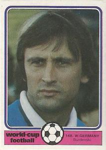 1982 Monty Gum World Cup Football #148 Dieter Burdenski Front