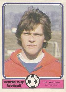 1982 Monty Gum World Cup Football #152 Frank Vercauteren Front