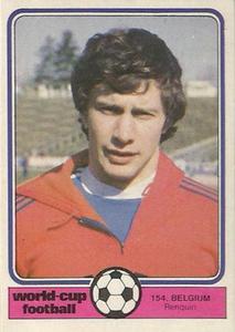 1982 Monty Gum World Cup Football #154 Michel Renquin Front