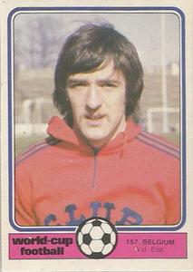1982 Monty Gum World Cup Football #157 Frans Van Der Elst Front