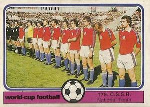 1982 Monty Gum World Cup Football #175 Czechoslovakia team Front