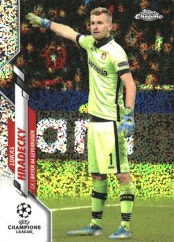 2019-20 Topps Chrome UEFA Champions League - Speckle #49 Lukas Hradecky Front