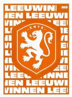 2021 Albert Heijn Eredivisie Onze Voetbalhelden #109 Women's National Team Badge Front