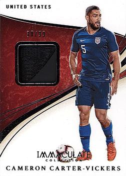 2020 Panini Immaculate Collection - Boot Memorabilia #BM-CCV Cameron Carter-Vickers Front