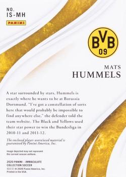 2020 Panini Immaculate Collection - Immaculate Standard Platinum #IS-MH Mats Hummels Back