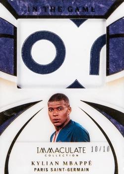 2020 Panini Immaculate Collection - In the Game Patches #IG-KM Kylian Mbappe Front
