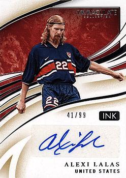 2020 Panini Immaculate Collection - Ink #I-ALA Alexi Lalas Front