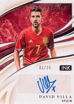 2020 Panini Immaculate Collection - Ink #I-DV David Villa Front