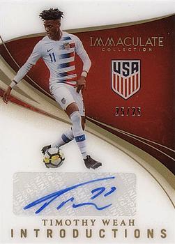 2020 Panini Immaculate Collection - Introductions #IN-TW Timothy Weah Front