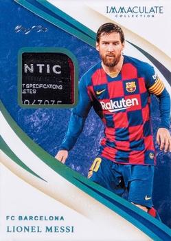 2020 Panini Immaculate Collection - Laundry Tags #LT-LM Lionel Messi Front