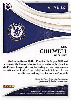 2020 Panini Immaculate Collection - Magnificient Memorabilia Bronze #MG-BC Ben Chilwell Back