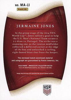 2020 Panini Immaculate Collection - Memorabilia Autographs #MA-JJ Jermaine Jones Back