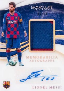 2020 Panini Immaculate Collection - Memorabilia Autographs Jersey Number #MA-LM Lionel Messi Front