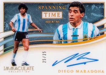 2020 Panini Immaculate Collection - Spanning Time #ST-DM Diego Maradona Front
