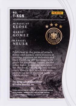 2020 Panini Immaculate Collection - Triple Autographs #T-KGN Miroslav Klose / Mario Gomez / Manuel Neuer Back