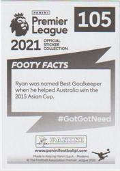 2020-21 Panini Premier League 2021 #105 Mat Ryan Back