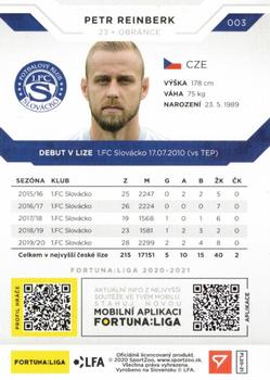 2020-21 SportZoo Fortuna:Liga #003 Petr Reinberk Back