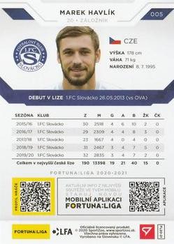 2020-21 SportZoo Fortuna:Liga #005 Marek Havlik Back