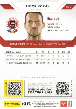 2020-21 SportZoo Fortuna:Liga #036 Libor Kozak Back