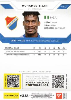 2020-21 SportZoo Fortuna:Liga #060 Muhamed Tijani Back