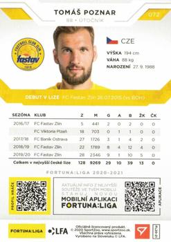 2020-21 SportZoo Fortuna:Liga #072 Tomas Poznar Back