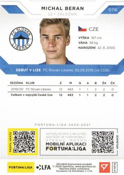 2020-21 SportZoo Fortuna:Liga #078 Michal Beran Back