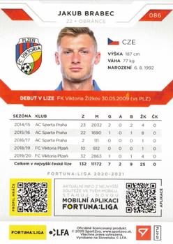 2020-21 SportZoo Fortuna:Liga #086 Jakub Brabec Back