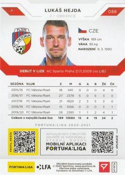 2020-21 SportZoo Fortuna:Liga #088 Lukas Hejda Back