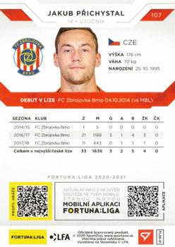 2020-21 SportZoo Fortuna:Liga #107 Jakub Prichystal Back