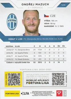 2020-21 SportZoo Fortuna:Liga #124 Ondrej Mazuch Back