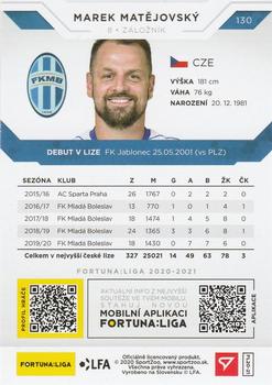 2020-21 SportZoo Fortuna:Liga #130 Marek Matejovsky Back