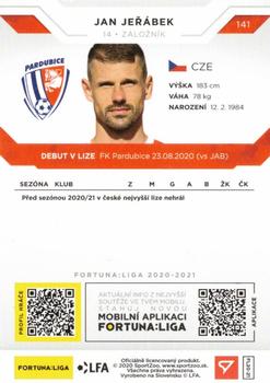 2020-21 SportZoo Fortuna:Liga #141 Jan Jerabek Back