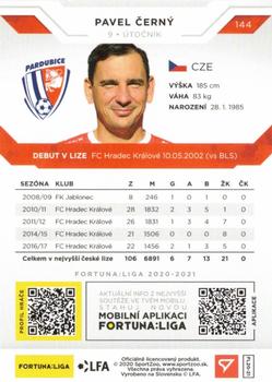 2020-21 SportZoo Fortuna:Liga #144 Pavel Cerny Back