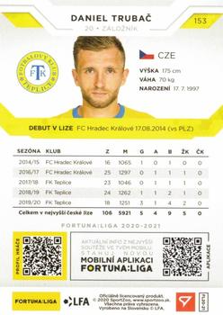 2020-21 SportZoo Fortuna:Liga #153 Daniel Trubac Back