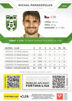 2020-21 SportZoo Fortuna:Liga #168 Michal Papadopulos Back