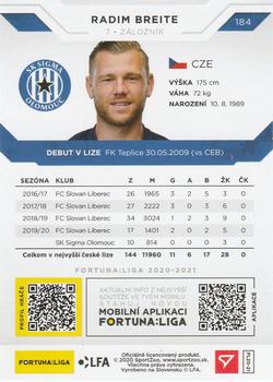 2020-21 SportZoo Fortuna:Liga #184 Radim Breite Back