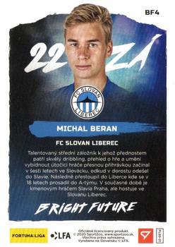 2020-21 SportZoo Fortuna:Liga - Bright Future #BF4 Michal Beran Back
