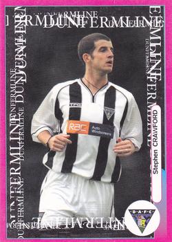 2001-02 Panini Scottish Premier League Gum Stickers #30 Stephen Crawford Front