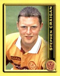 2000 Panini Scottish Premier League Stickers #325 Stephen Craigan Front