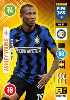 2021 Panini Adrenalyn XL FIFA 365 Update #UE81 Ashley Young Front