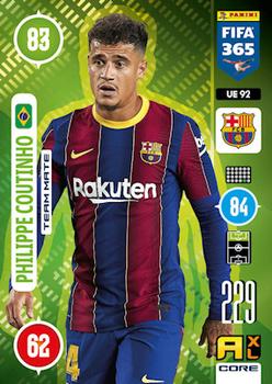 2021 Panini Adrenalyn XL FIFA 365 Update #UE92 Philippe Coutinho Front