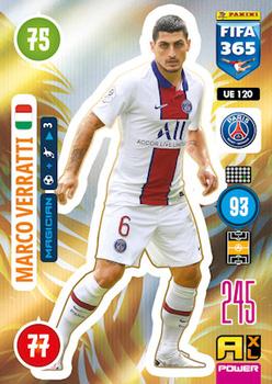 2021 Panini Adrenalyn XL FIFA 365 Update #UE120 Marco Verratti Front
