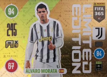 2021 Panini Adrenalyn XL FIFA 365 Update - Limited Edition #NNO Alvaro Morata Front