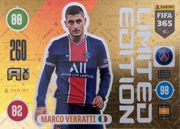 2021 Panini Adrenalyn XL FIFA 365 Update - Limited Edition #NNO Marco Verratti Front