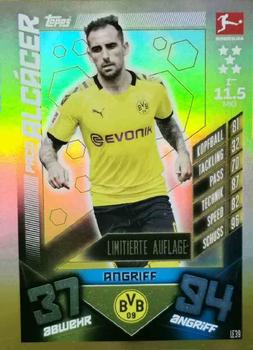2019-20 Topps Match Attax Bundesliga Extra - Limitierte Auflage (Limited Edition) #LE39 Paco Alcácer Front